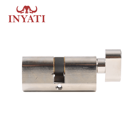 Cylinder Large Oval 65mm Nickle Plated Thumb Turn Inyati - Image 2